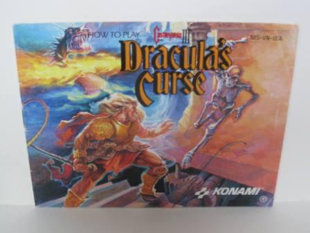 Castlevania III - Draculas Curse - NES Manual
